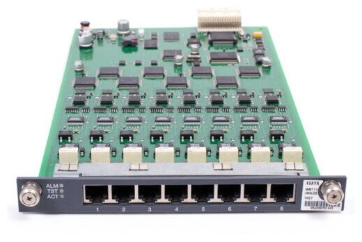 Плата Avaya MM711 ANLG Media Module RHS (абонентских/транковых) аналоговых портов (8 портов)