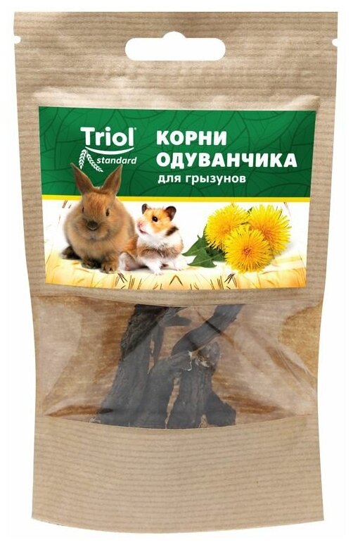 Лакомство Тriol Standard корни одуванчика для грызунов 10г