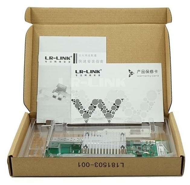 Сетевой адаптер Lr-link PCIE 10GB FIBER SFP+ LREC9801BF-SFP+