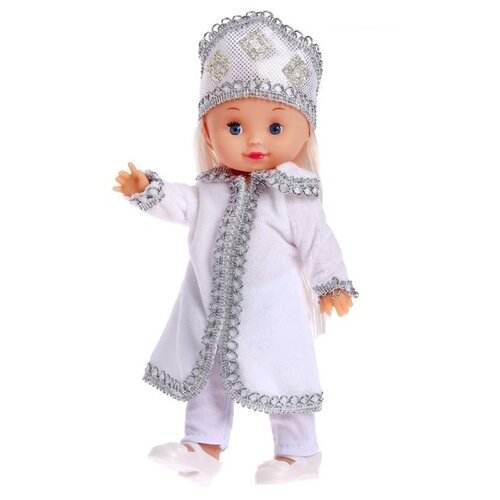 Кукла Happy Valley Моя любимая кукла Снежа с гирляндой, 30 см, 6911841 белый