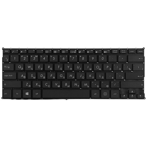 Клавиатура для ноутбука Asus TP201SA Series Плоский Enter Черная без рамки PN AEXK6700010 94500₽