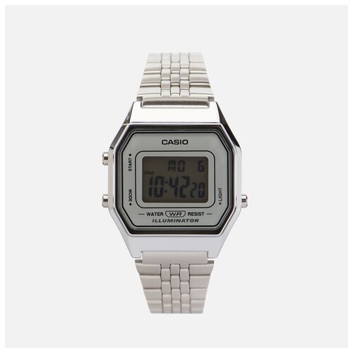 Наручные часы CASIO Vintage LA680WEA-7, серебряный, серый наручные часы casio vintage b640wdg 7 серый серебряный