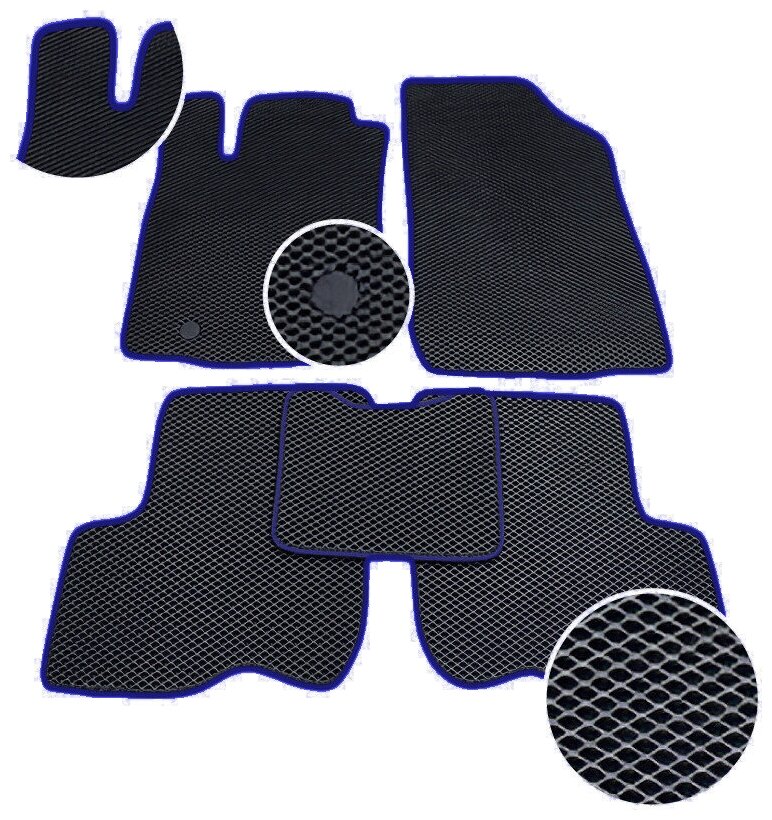 Автомобильные коврики ЕВА/EVA в салон для Renault Duster 1 рестайлинг ...