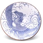Пиала из цзиндечженьского фарфора Феникс, 75 мл (пиала для китайской чайной церемонии) - изображение