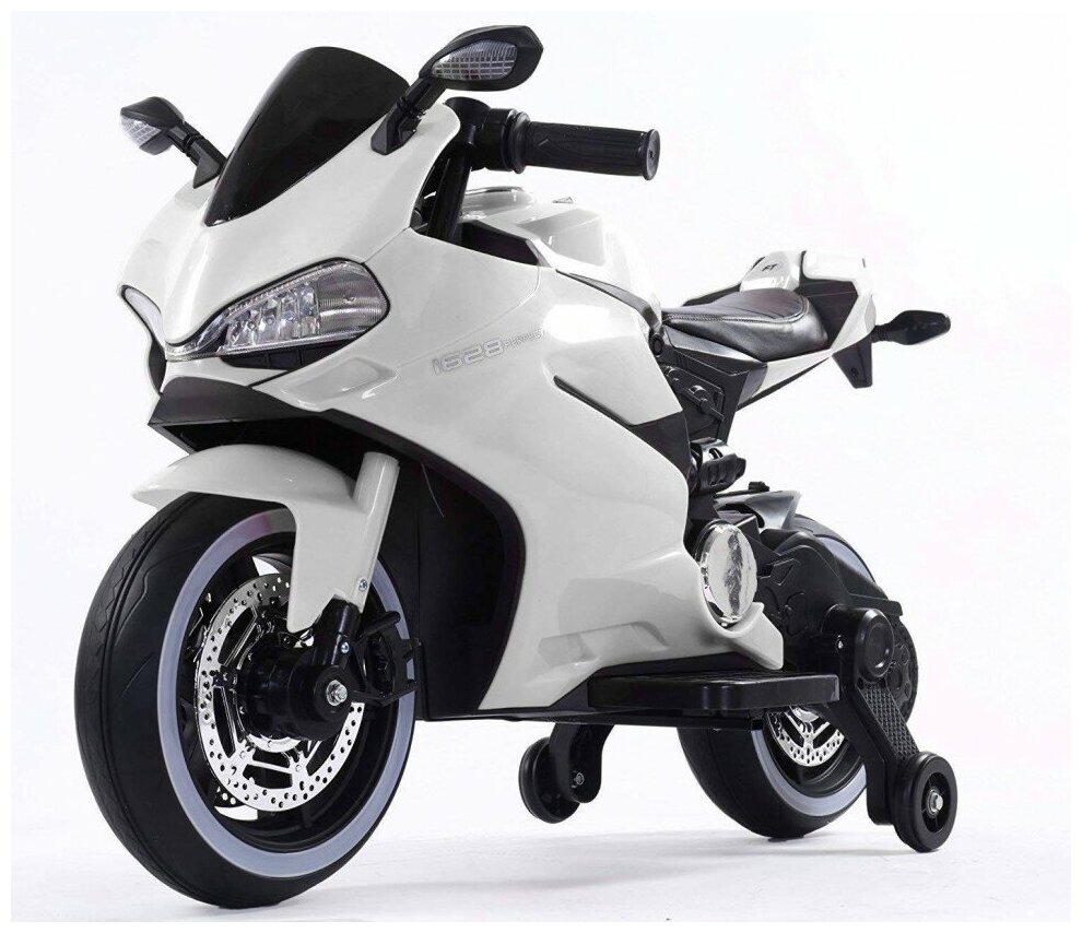 Детский электромотоцикл Ducati White 12V - FT-1628-WHITE (FT-1628-WHITE)