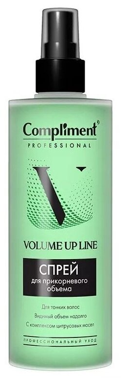 Compliment Professional Volume Up Line - Комплимент Профешнл Вольюм Ап Спрей для прикорневого объема, 250 мл -