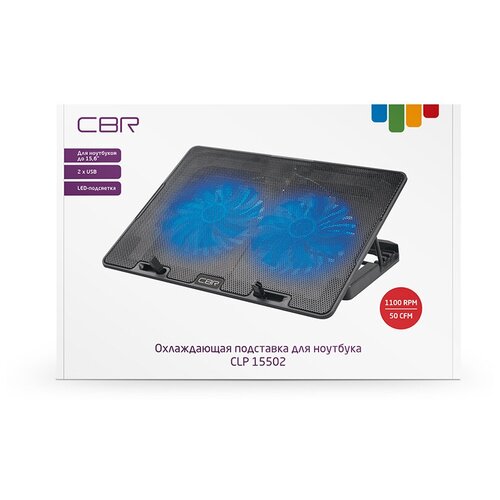 Подставка под ноутбук CBR CLP 15502 (black) 15,6