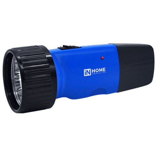 фото Фонарь аккумуляторный ручной mla 01-c 5led 120лм 6ч 2 реж. з/у 230в син. in home 4690612031743
