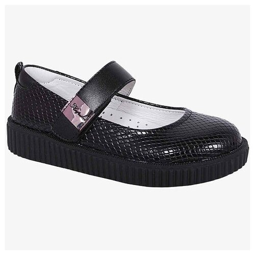 Туфли для девочки (школа) цвет черный(23766п-1)р:37 Kapika черного цвета
