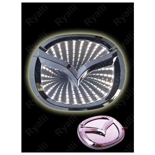 Автомобильная светодиодная эмблема 3D мазда 12.5см х 9.8см