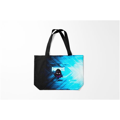 фото Сумка-шоппер / 46х35 см / геймерам / fortnite crow burnettie