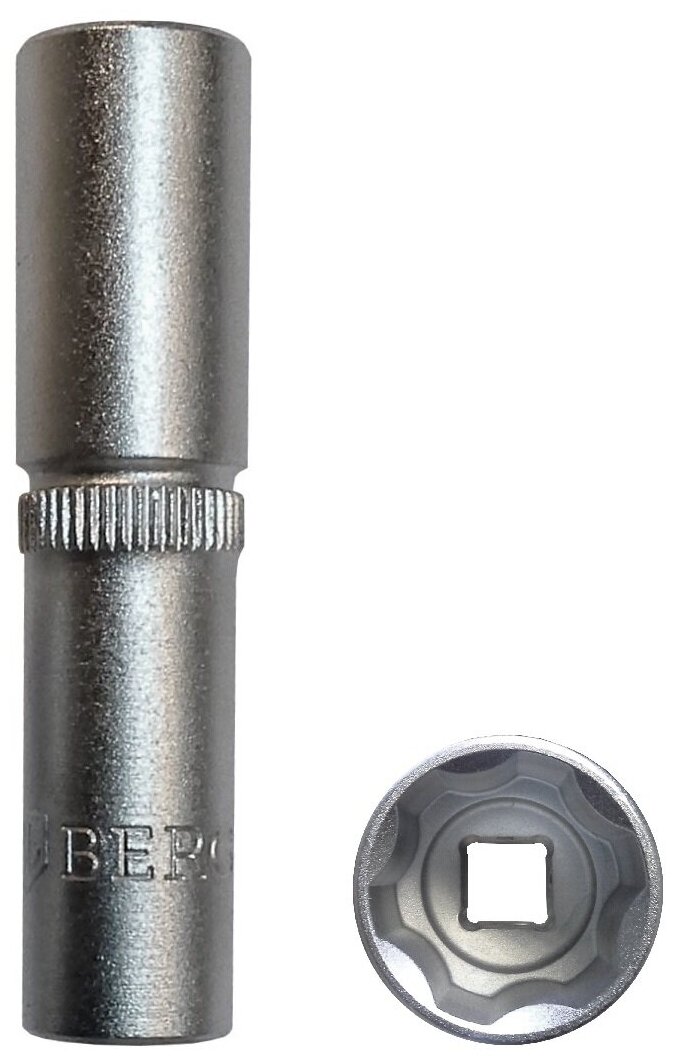 Головка торцевая удлиненная BERGER 1/2" 6-гранная SuperLoc 27 мм BG-12SD27 - фотография № 8