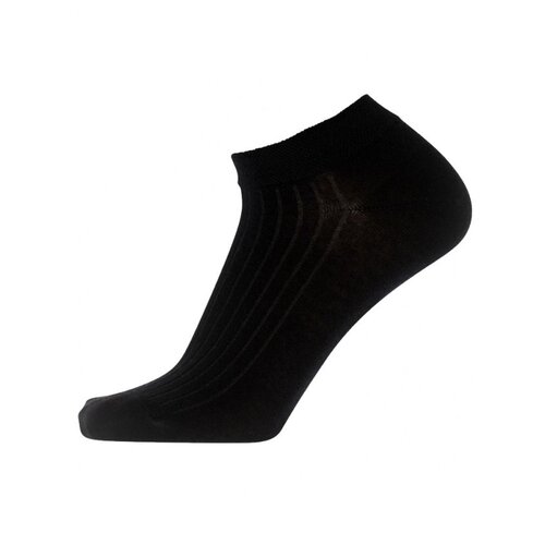 фото Мужские носки pantelemone, 3 пары, 3 уп., укороченные, быстросохнущие, износостойкие, нескользящие, воздухопроницаемые, размер 25(38-40), черный