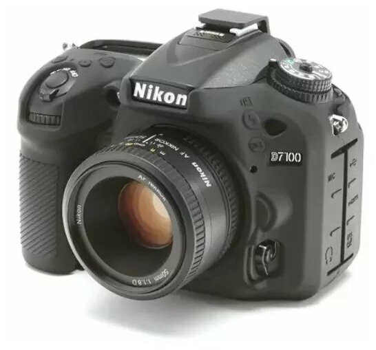 Защитный силиконовый чехол MyPads для фотоаппарата Nikon D5500 ультра-тонкая полимерная из мягкого качественного силикона черный