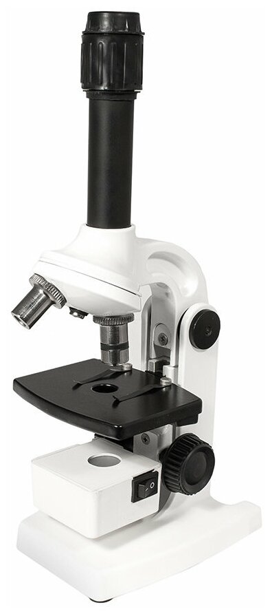 Микроскоп Юннат 2П-1 с подсветкой Серебристый