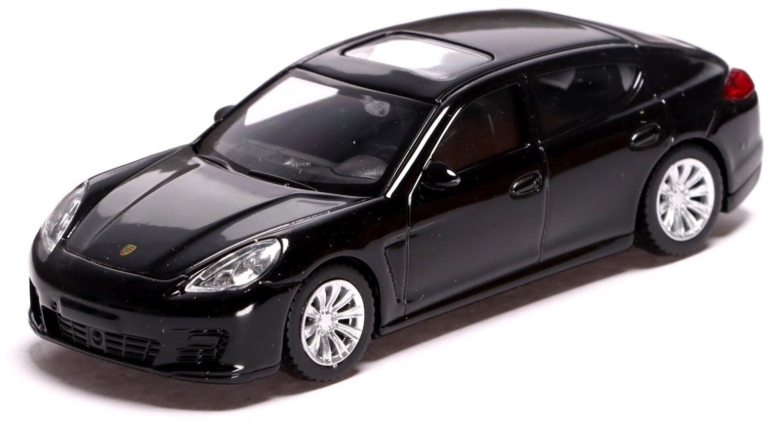 Машина металлическая PORSCHE PANAMERA TURBO, 1:43, цвет чёрный