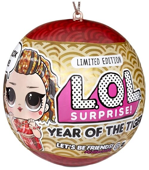 LOLs MGA Entertainment Кукла игрушка LOL Сюрприз ЛОЛ - Год Тигра, кукла Baby (L.O.L. Surprise! Year of The Tiger Pet Good Wishes Baby Doll with 8 Surprises)