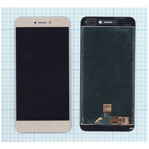 Модуль (матрица + тачскрин) для Huawei Honor 8 Lite золотистый ultra thin clear transparent soft tpu case for huawei p9 p9 lite mini p9 p8 lite 2017 case cell phone case cover
