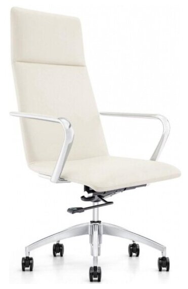 Кресло руководителя Easy Chair BN_Jl_EChair-593 TPU экокожа бежевый, алюминий