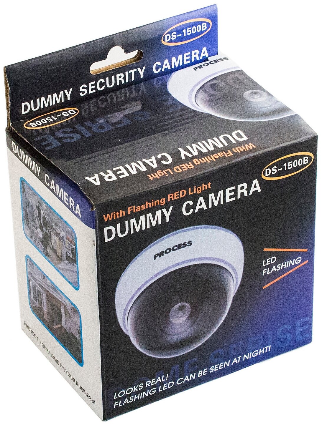Муляж видеокамеры камера видеонаблюдения наружная водонепроницаемая купольная с мигающим светодиодом для распознавания лиц ночного видения для улицы
