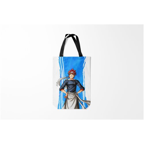 фото Сумка-шоппер / 31х42 см / аниме / кулинарные поединки сомы burnettie