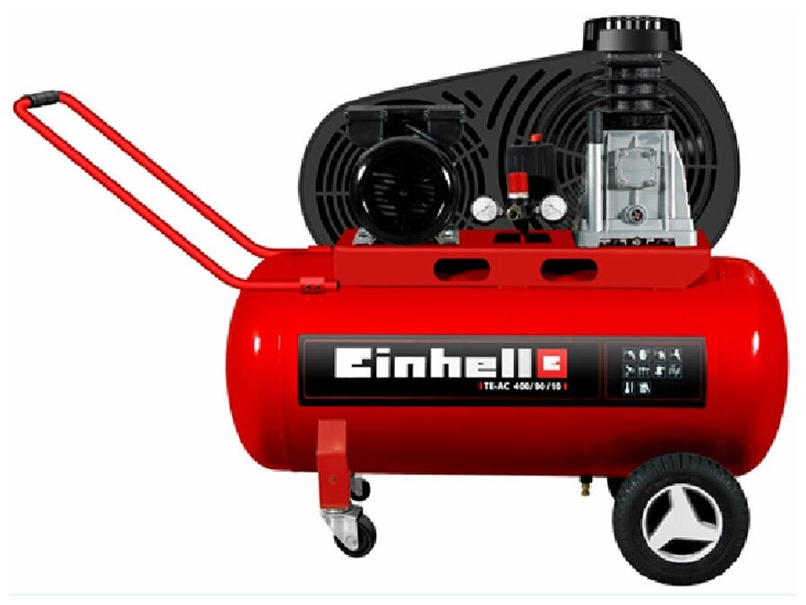 Компрессор Einhell , 90 л, 3000 Вт, 230 л/мин - фото №6