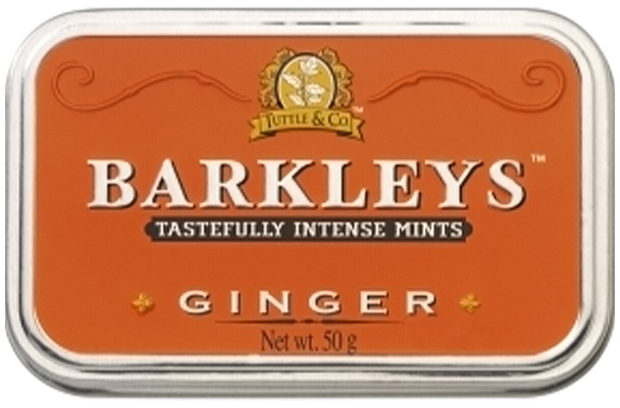 Barkleys Ginger леденцы имбирь 50г