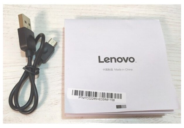 Беспроводные наушники Lenovo - фото №2