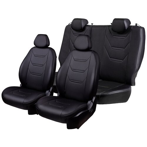Чехлы для автомобильных сидений Lord AutoFashion & Mazda 3-1, 06.2003-03.2008, BK & ТУРИН-2 
