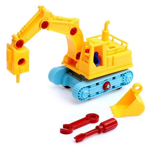 Конструктор Машина «Экскаватор», 33 детали