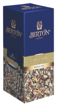 Чай BERTON "Швейцарские Альпы", листовой, в пакетиках, 5 г, 10 штук