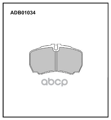 Колодки тормозные для ford transit 06- iveco daily 01- задние allied nippon ADB01034