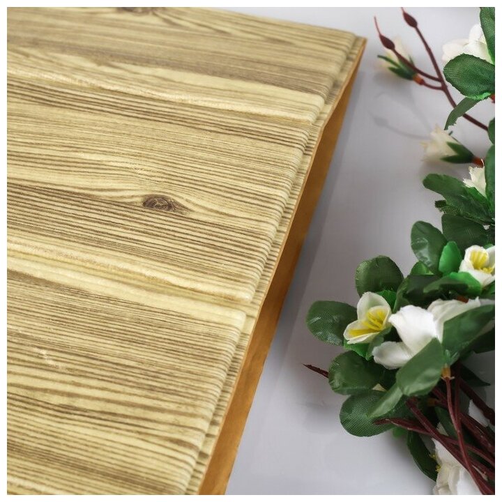 фото Самоклеящаяся ПВХ панель "Светлое дерево" 70*60см