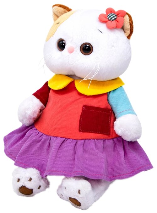 Мягкая игрушка «Кошечка Ли-Ли», в ярком платье, 24 см