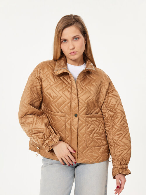 Куртка  iBlues, размер 42, коричневый