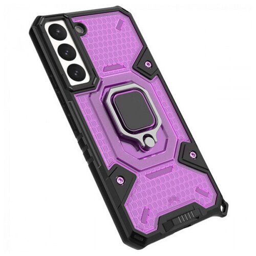 Honeycomb Armor Противоударный чехол с защитой камеры и кольцом для Samsung Galaxy S22 honeycomb armor противоударный чехол с защитой камеры и кольцом для samsung galaxy s22 ultra