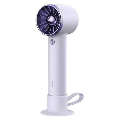 Портативный мини-вентилятор Baseus Flyer Turbine Handheld Fan High Capacity (4000mAh) Type-C Output Line белый