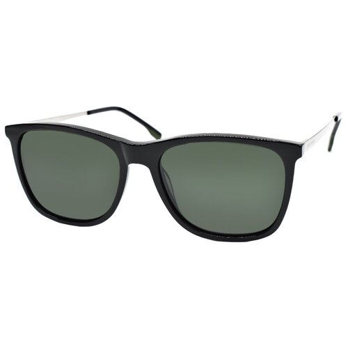 фото Солнцезащитные очки enni marco, вайфареры, поляризационные, для мужчин, черный