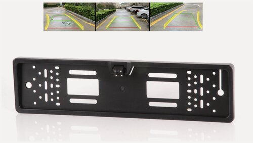 Изображение товара Универсальная камера заднего вида в рамке номера c динамической разметкой Vizant A-702D