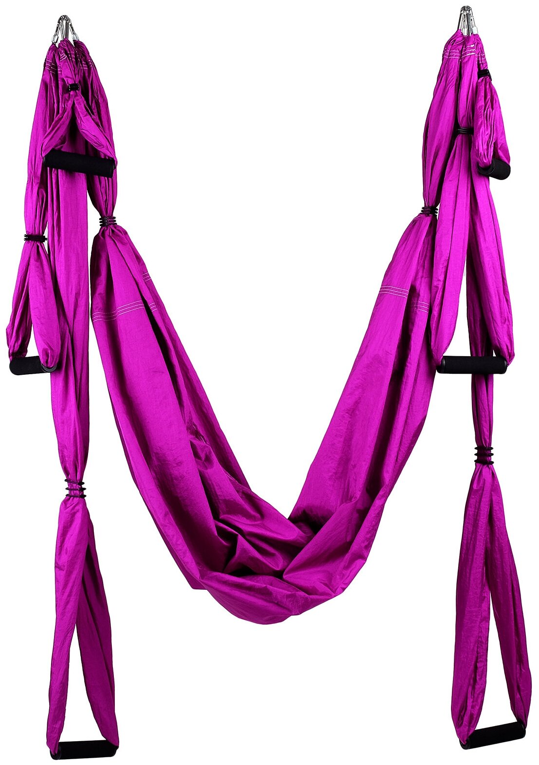 Гамак Sangh, для йоги, размер 250 х 140 см, мaксимальная нагрузка 200 кг, цвет фиолетовый