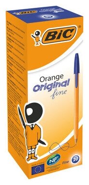 BIC Набор шариковых ручек Orange Original fine, 0.3 мм (1199110113/8099241/8099221/8099231), 20 шт.