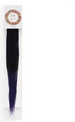 Сенегал твист, 55-60 см, 100 гр (CE), цвет тёмно-фиолетовый/светло-фиолетовый(#Т/Purple) (1шт.)