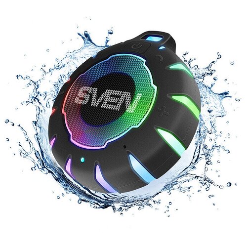 Портативная беспроводная Bluetooth колонка SVEN PS -95 7 Ватт влагозащищённая IPx7 TWS 1000мАч 180300₽