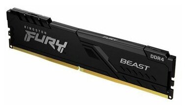Оперативная память Kingston 32GB 2666MHz DDR4 CL16 DIMM FURY Beast Black 1 year