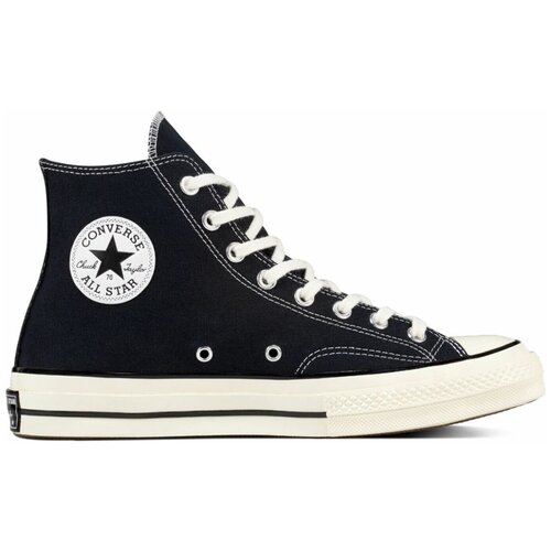 фото Кеды converse chuck taylor '70, демисезон/лето, повседневные, высокие, размер 6us (39eu), черный