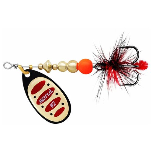 фото Блесна вращающаяся sprut alba ball system #2 bkgr