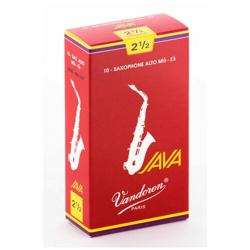 Трость для саксофона альт- Vandoren SR-2625R (№ 2-1/2), серия Java