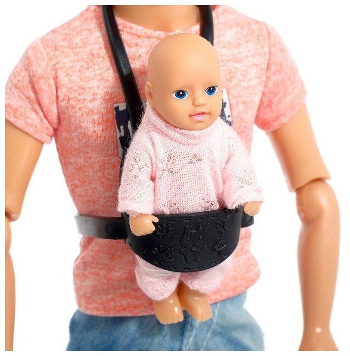 Набор «Кукла-модель с малышом», с коляской, с аксессуарами, микс