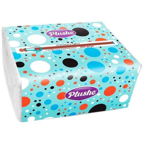 Салфетка косметическая Plushe 2-слойная 200 листов