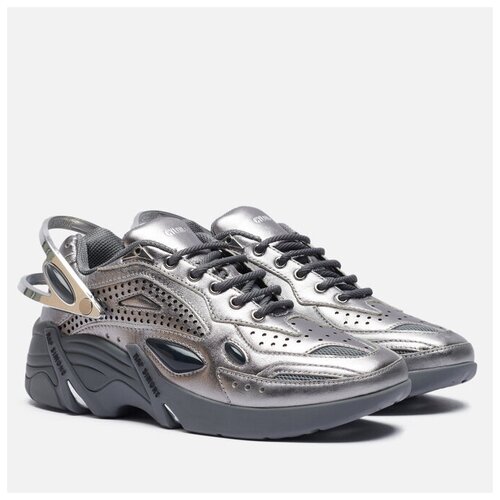 Женские кроссовки Raf Simons (RUNNER) Cylon-21 Leather серебряный , Размер 40 EU